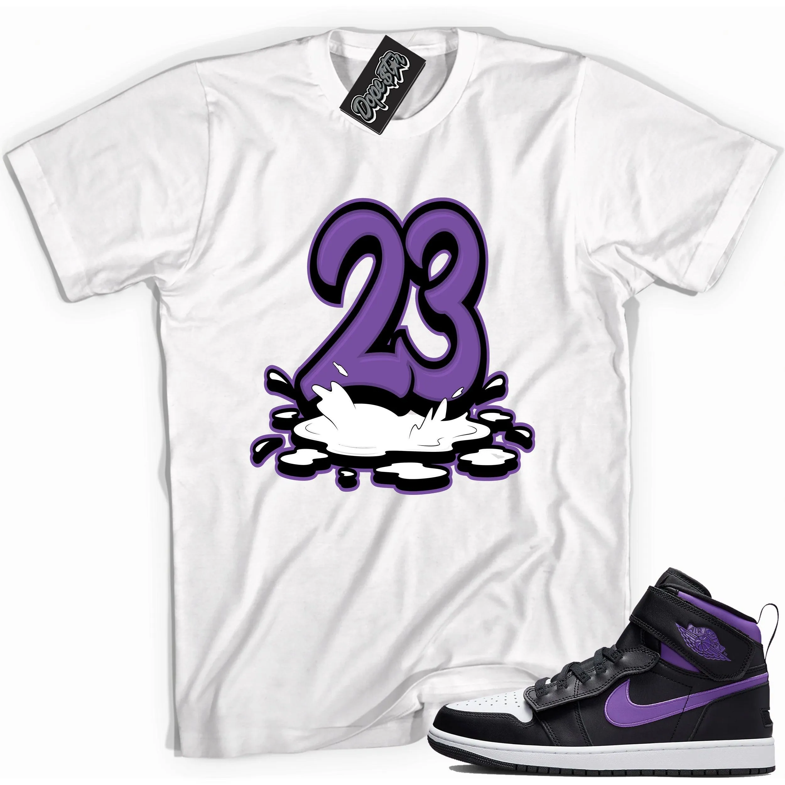 1 High FlyEase Black Bright Violet Shirt 23 Melting