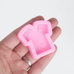 1 piece Cute Silicone Cloth Mold Clothes Keychain Mold with a hole 10337450