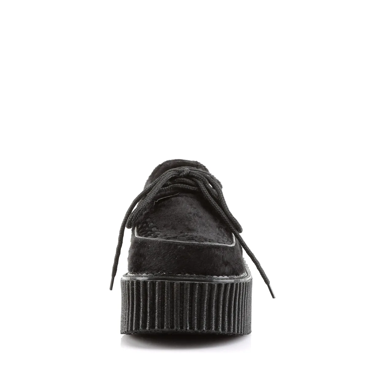 3 Inch Platform CREEPER-202 Black Fur