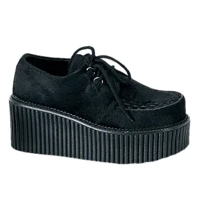 3 Inch Platform CREEPER-202 Black Fur