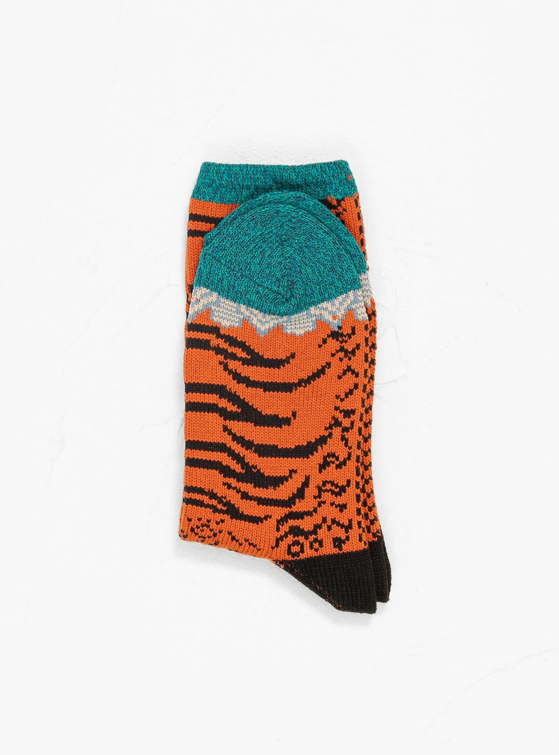 84 Yarns Nepal Tiger Socks Orange