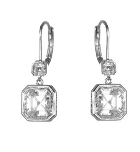 925 Silver CZ Drop Dangle Earring