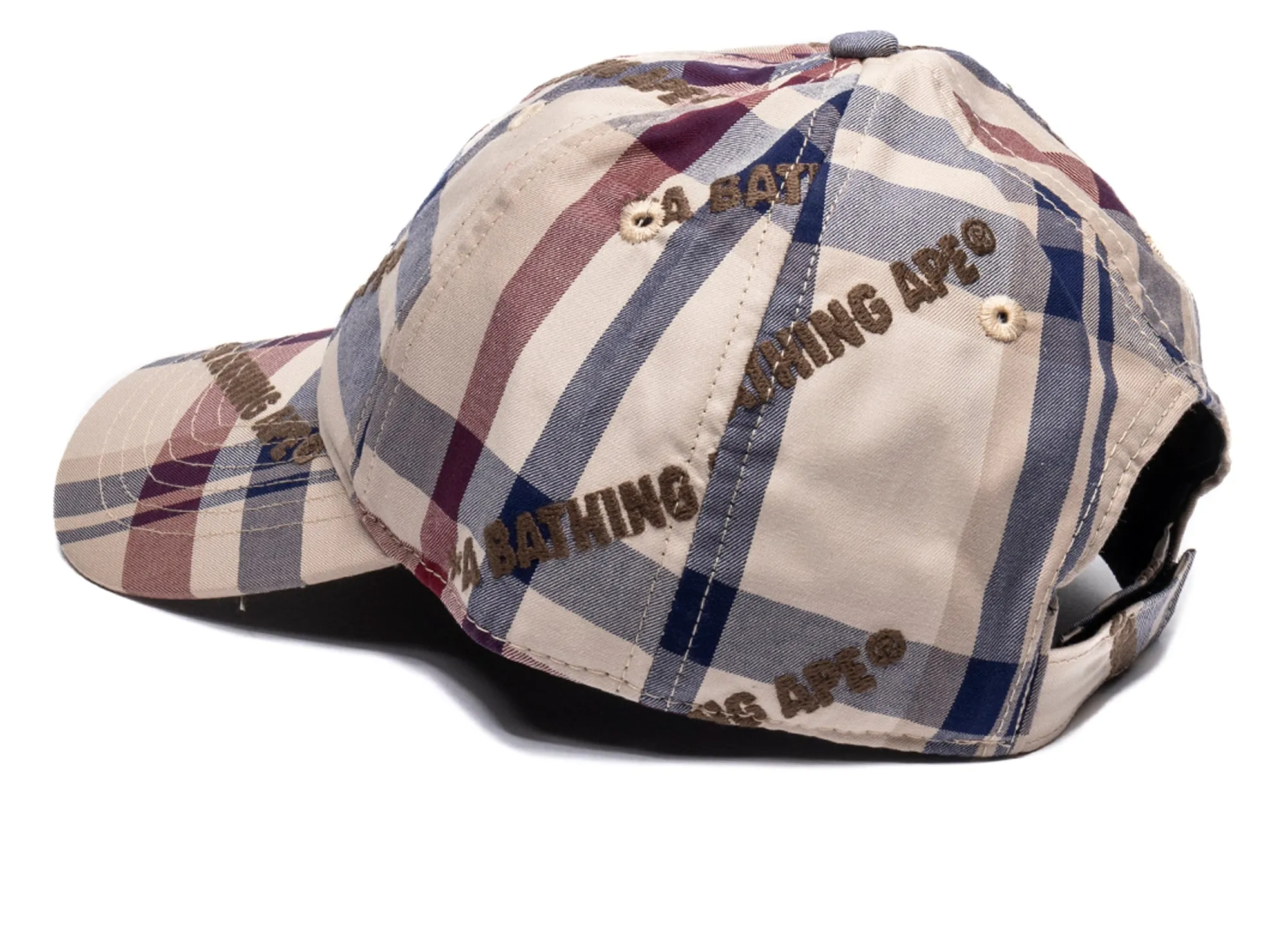 A Bathing Ape BAPE Check Cap xld