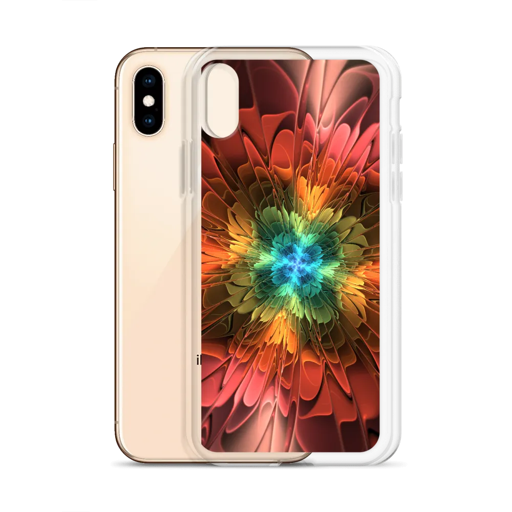 Abstract Flower 03 iPhone Case