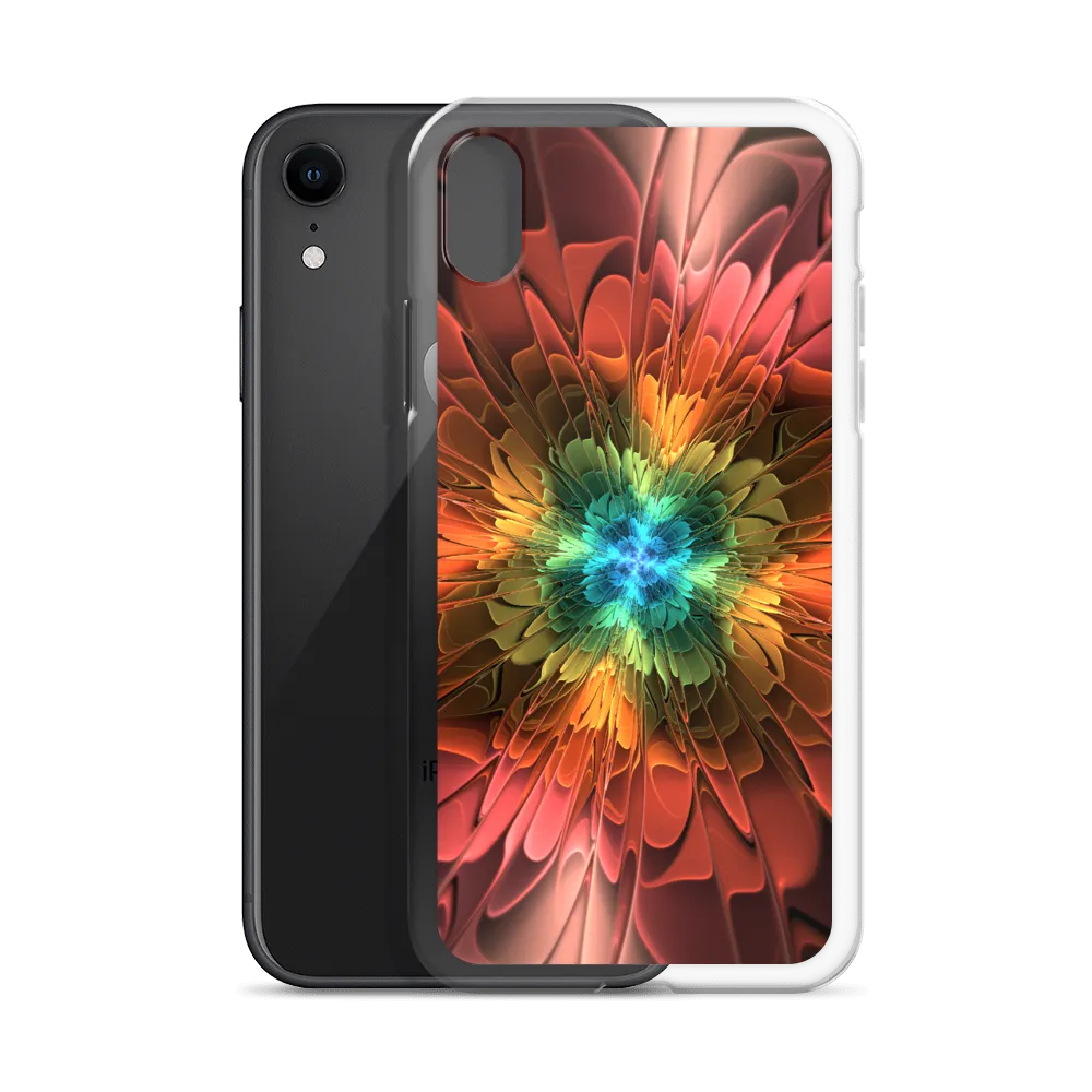 Abstract Flower 03 iPhone Case