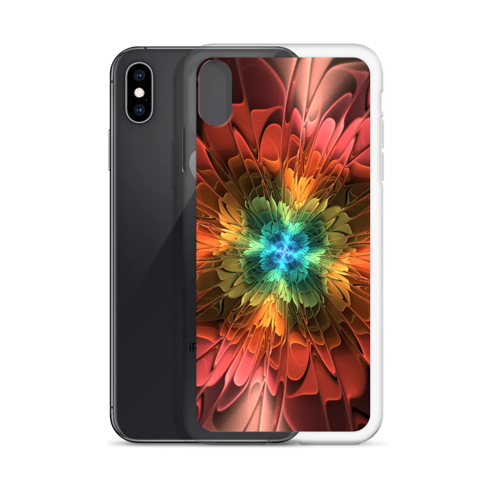 Abstract Flower 03 iPhone Case