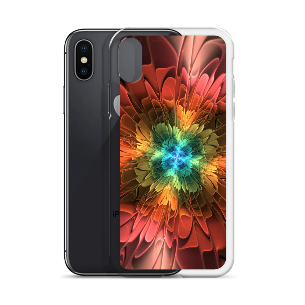 Abstract Flower 03 iPhone Case