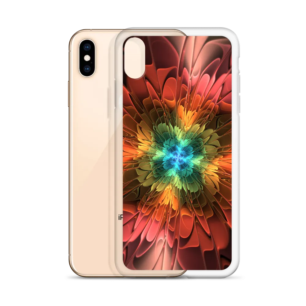 Abstract Flower 03 iPhone Case