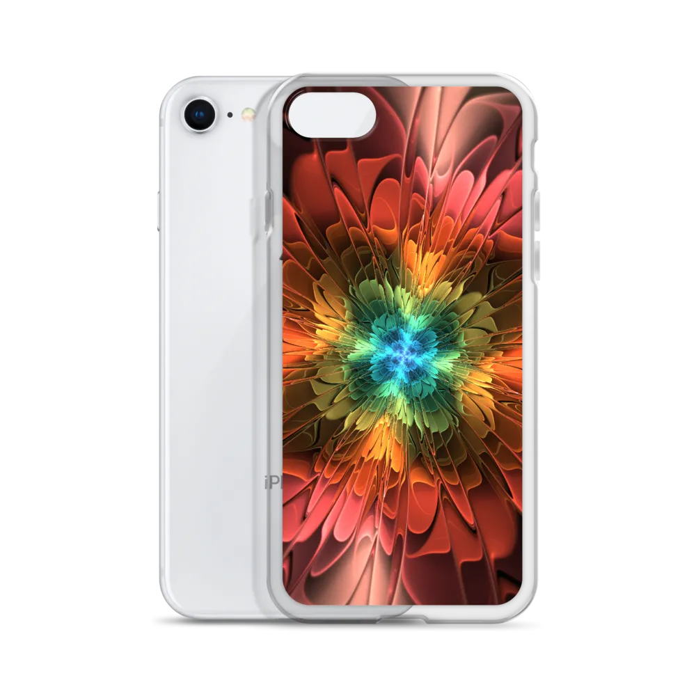 Abstract Flower 03 iPhone Case