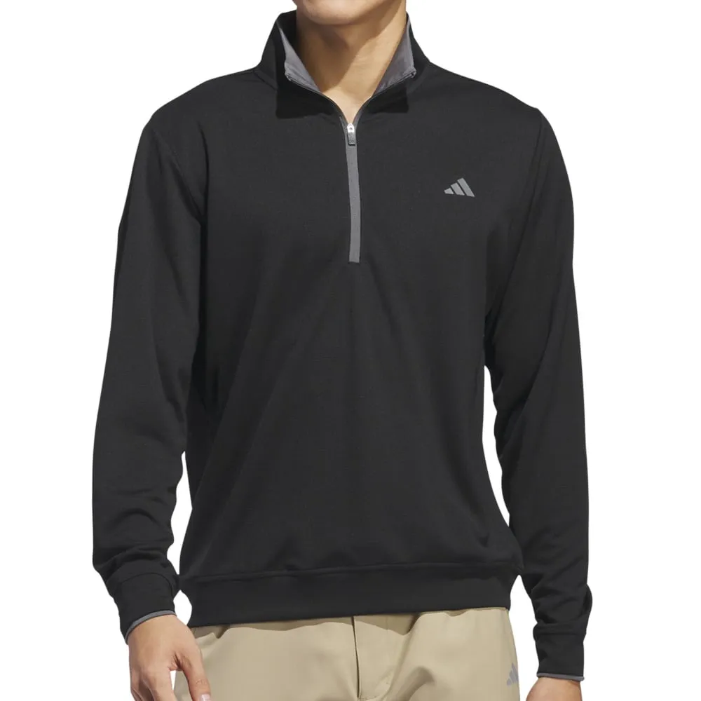 adidas Core Lightweight 1/4 Zip Pullover - Black