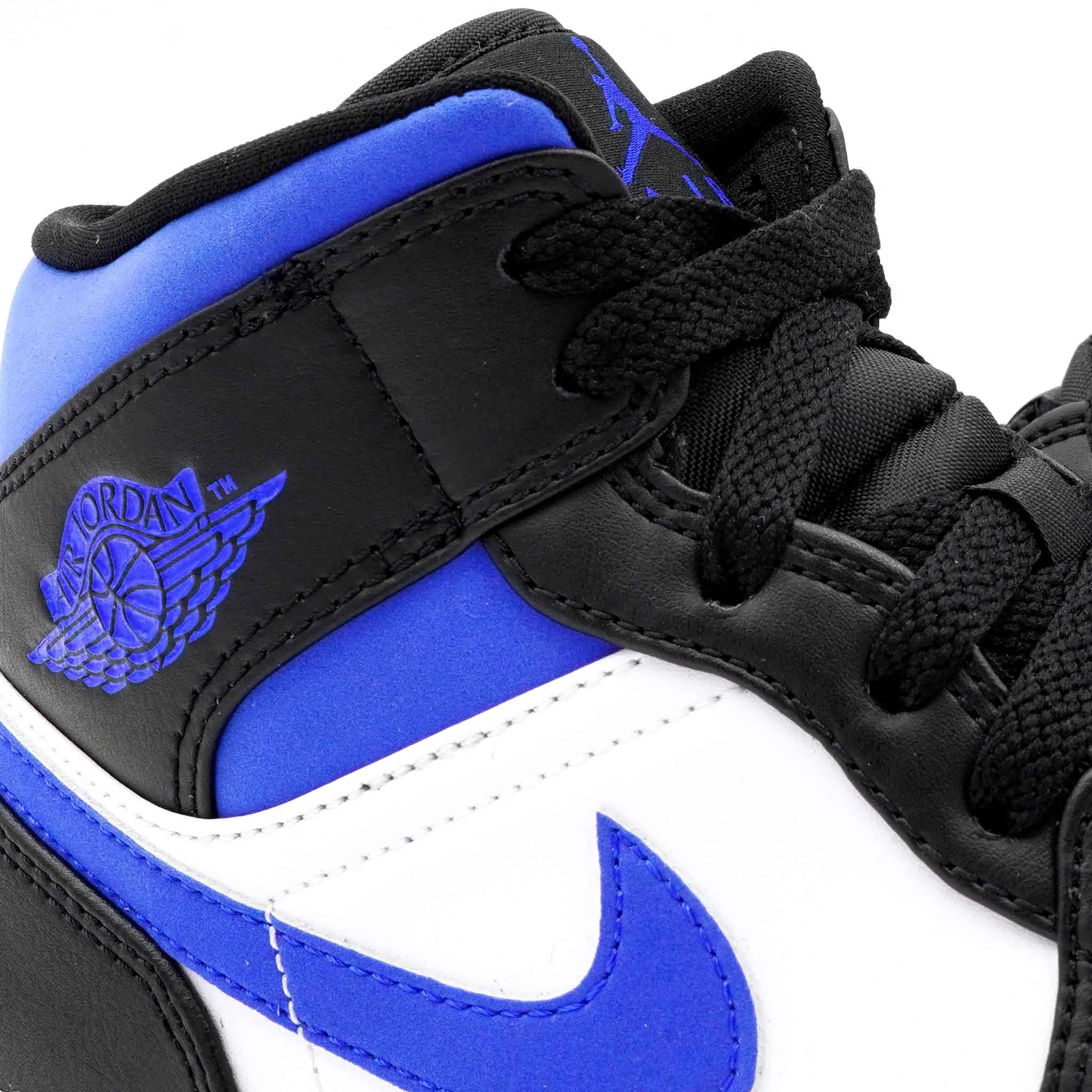 AIR JORDAN 1 MID WHITE BLACK ROYAL 2021