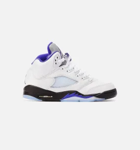 Air Jordan 5 Retro Concord Grade School Lifestyle Shoe - White/Purple