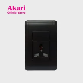 Akari Aircon Outlet / Multi Socket 250V / 20A, V Series, Black (AWD1711V(B)