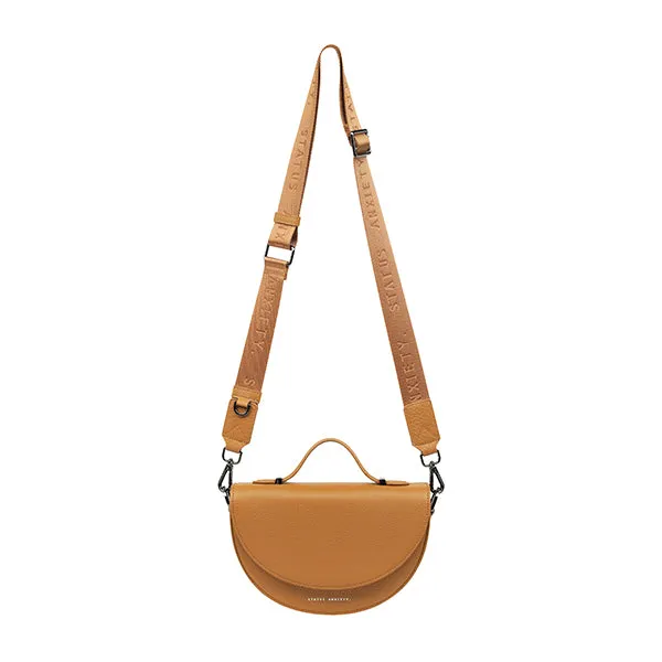 All Nighter Bag with Webbed Strap - Tan