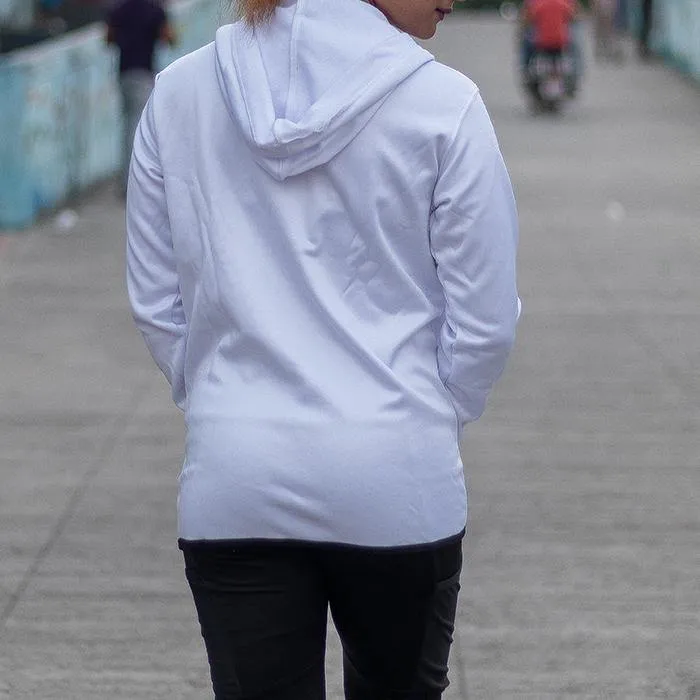 Alpine White Ladies Hoodie - Sale