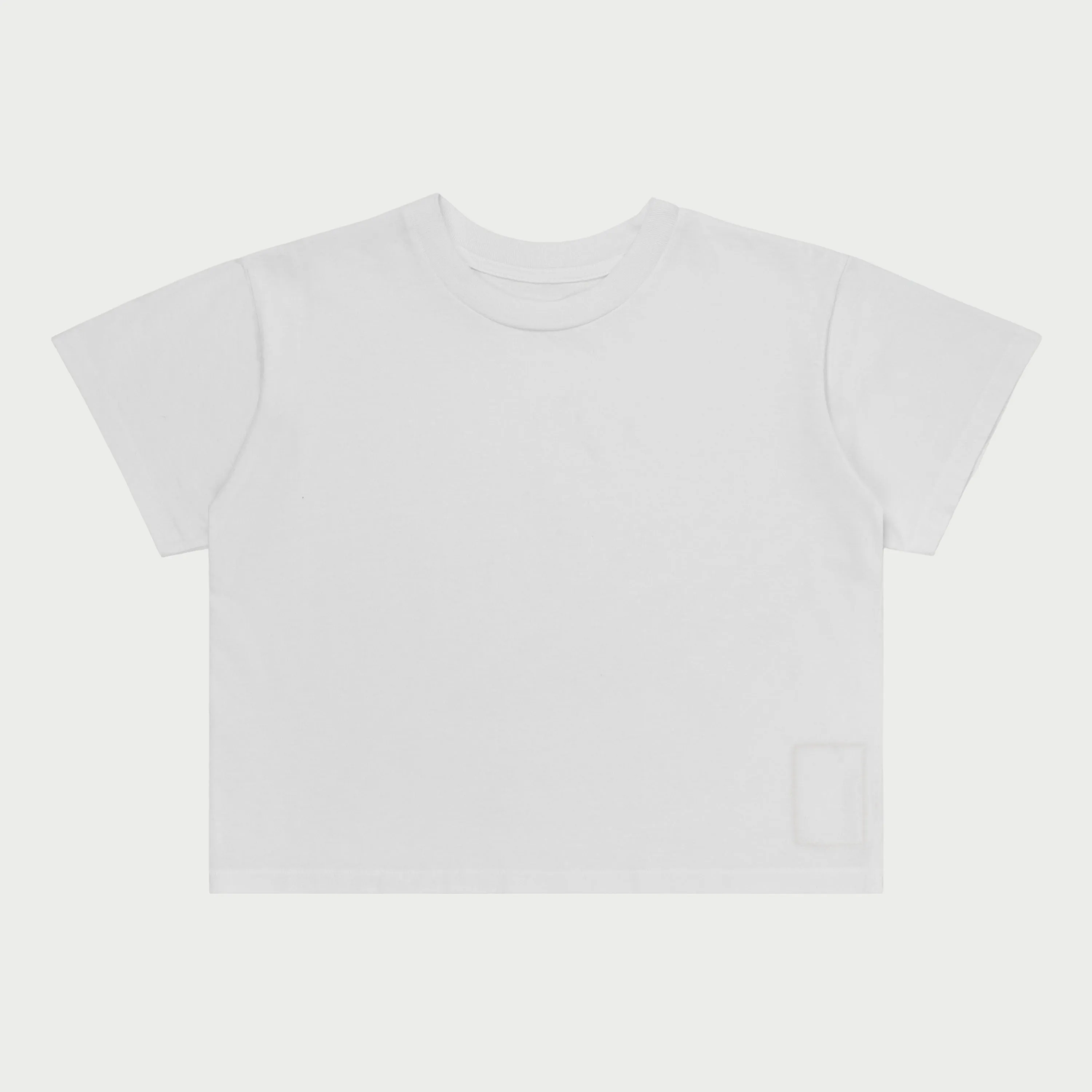 Basic Boxy Women's T-Shirt (White)