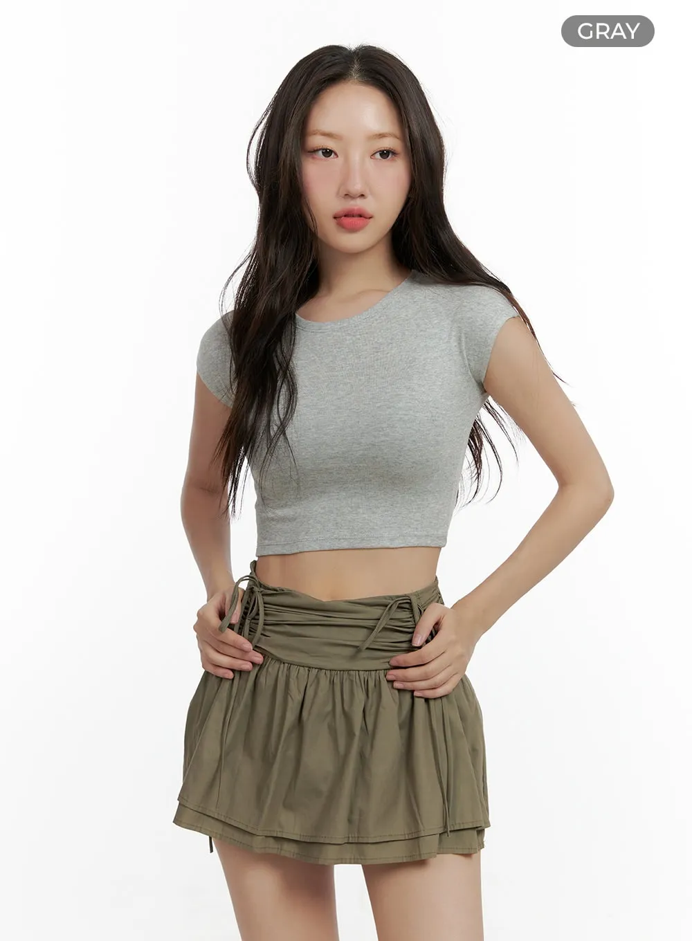 Basic Cotton Crop Top CL410