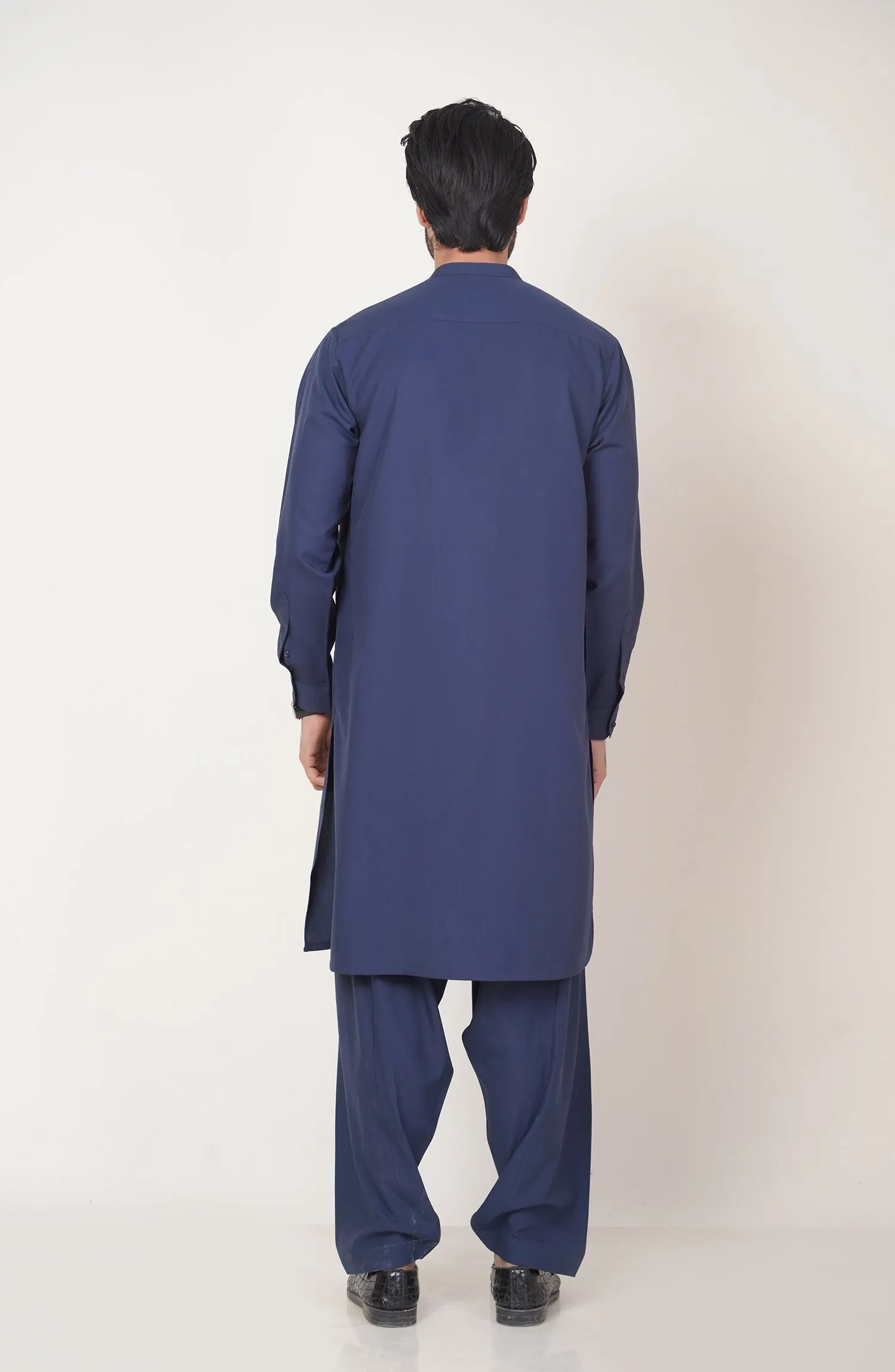 Basic Fancy Band Collar Shalwar Suit