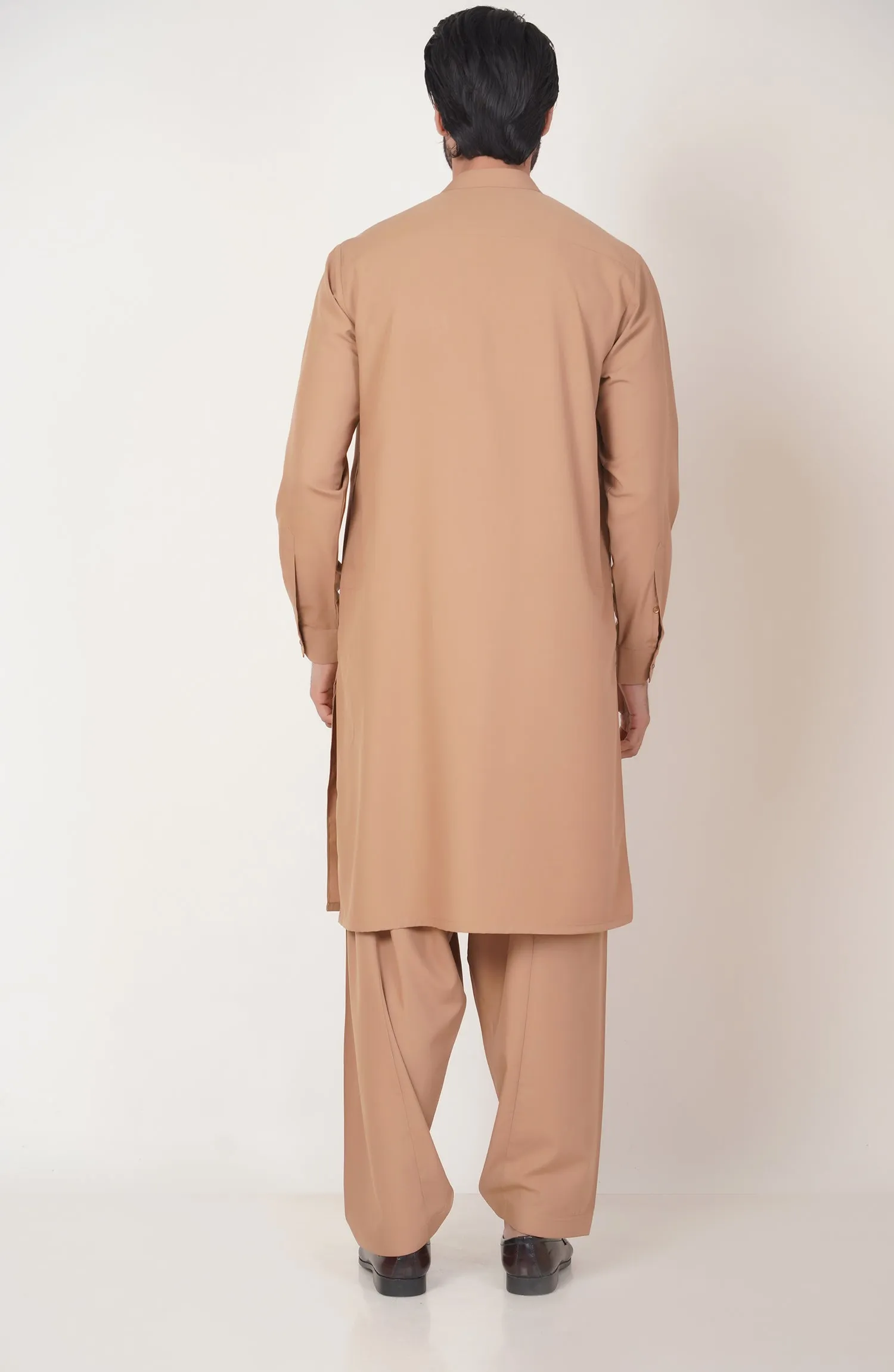 Basic Fancy Band Collar Shalwar Suit