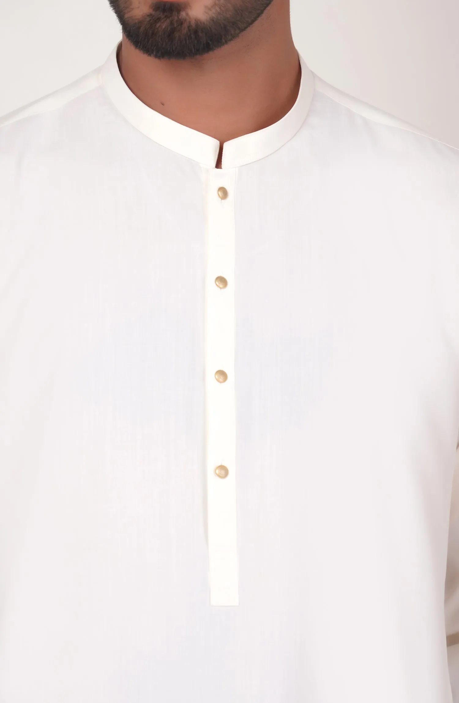 Basic Fancy Band Collar Shalwar Suit