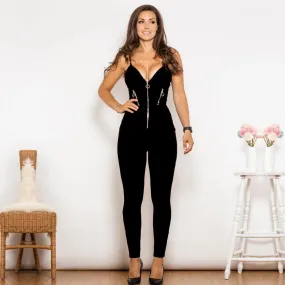 Black Catsuits Long Leg