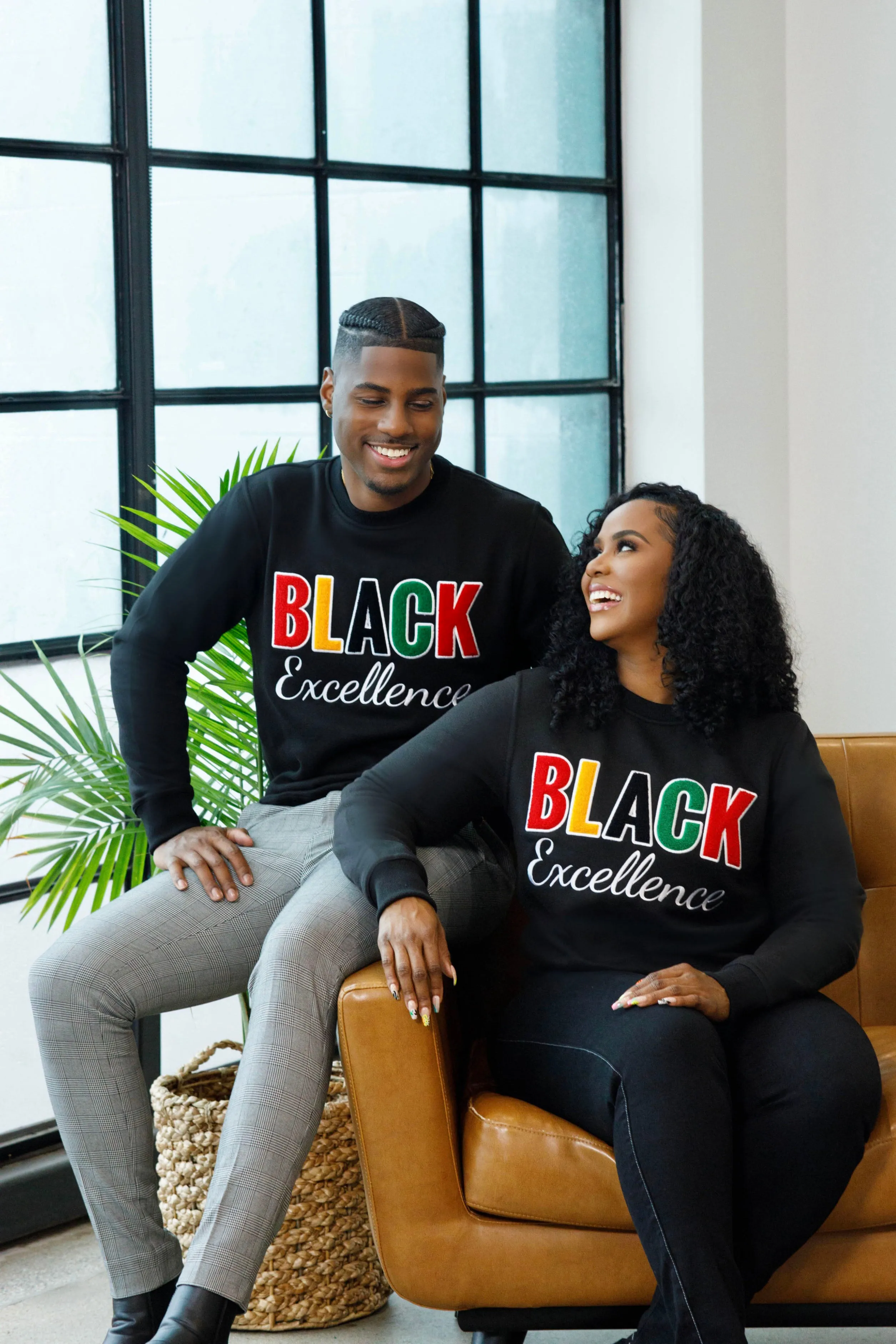 Black Excellence Chenille Shirt