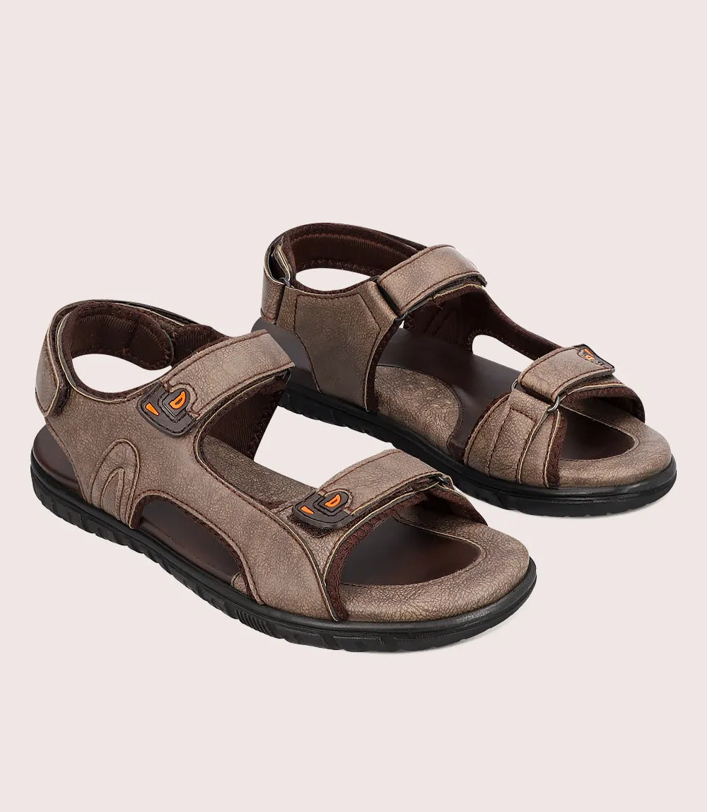 BM4843-BROWN-Men Sandal