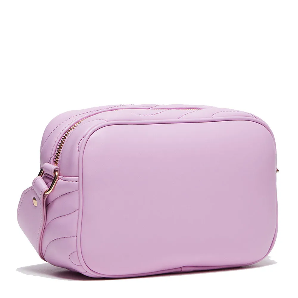 Borsa a Tracolla LIU JO Better Trapuntata Rosa Lavanda con Charm