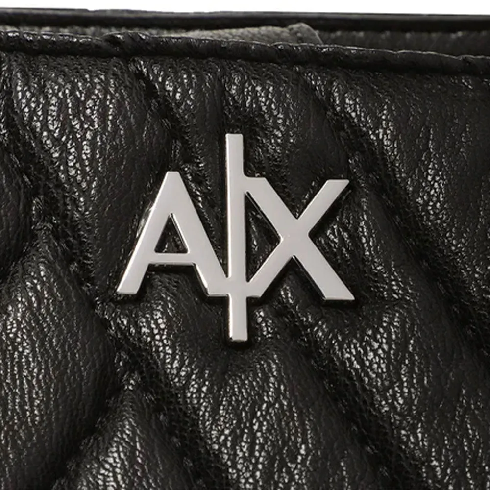 Borsa Donna a Mano ARMANI EXCHANGE Trapuntata Colore Nero con Tracolla