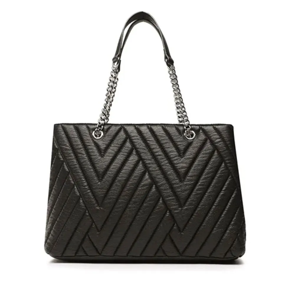 Borsa Donna a Mano ARMANI EXCHANGE Trapuntata Colore Nero con Tracolla