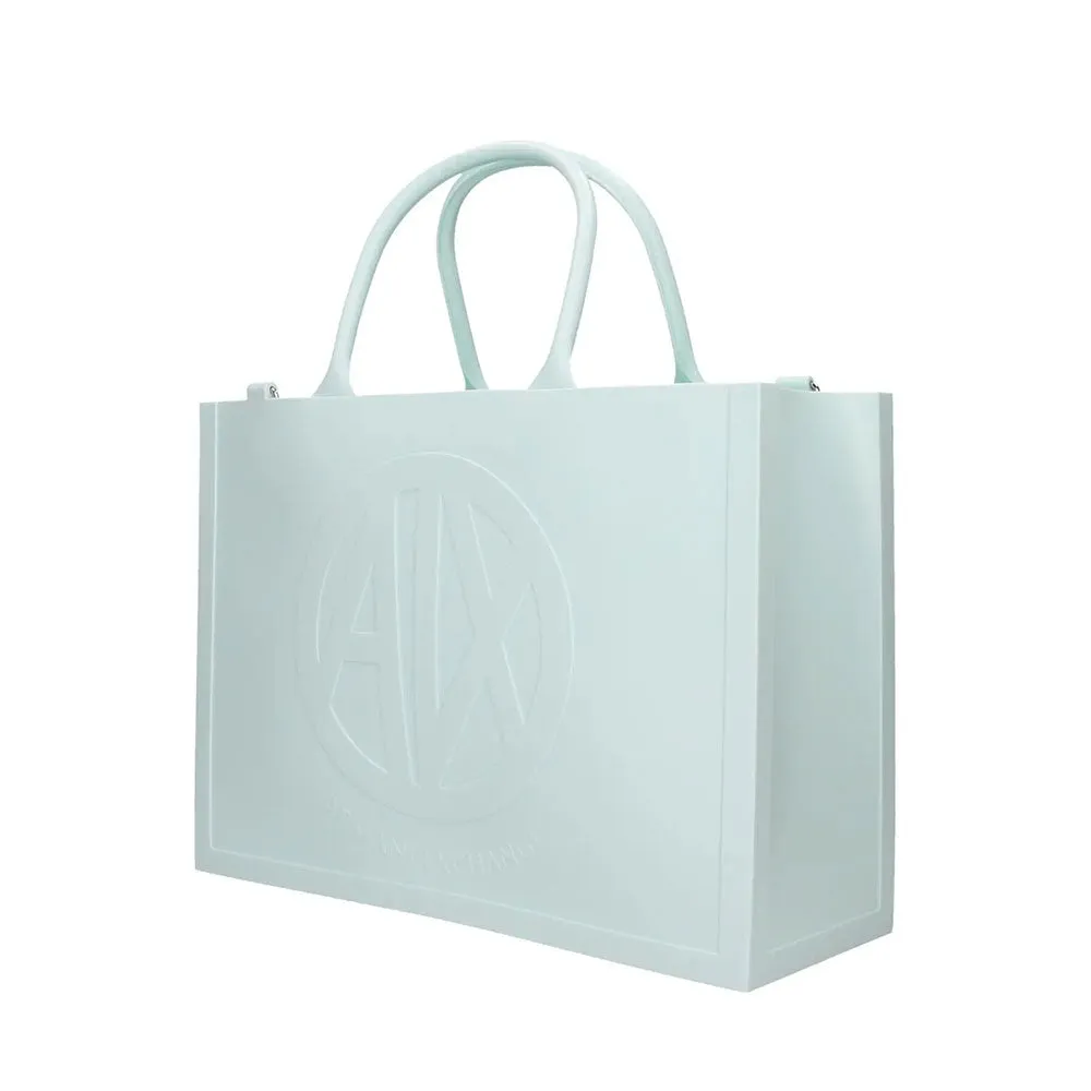 Borsa Donna a Mano con Tracolla ARMANI EXCHANGE Colore Acqua