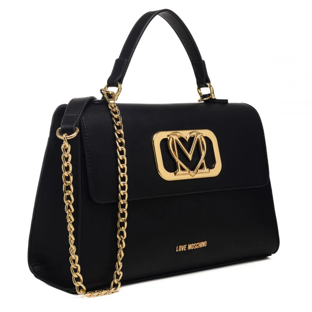 Borsa Donna a Mano con Tracolla LOVE MOSCHINO colore Nero JC4112