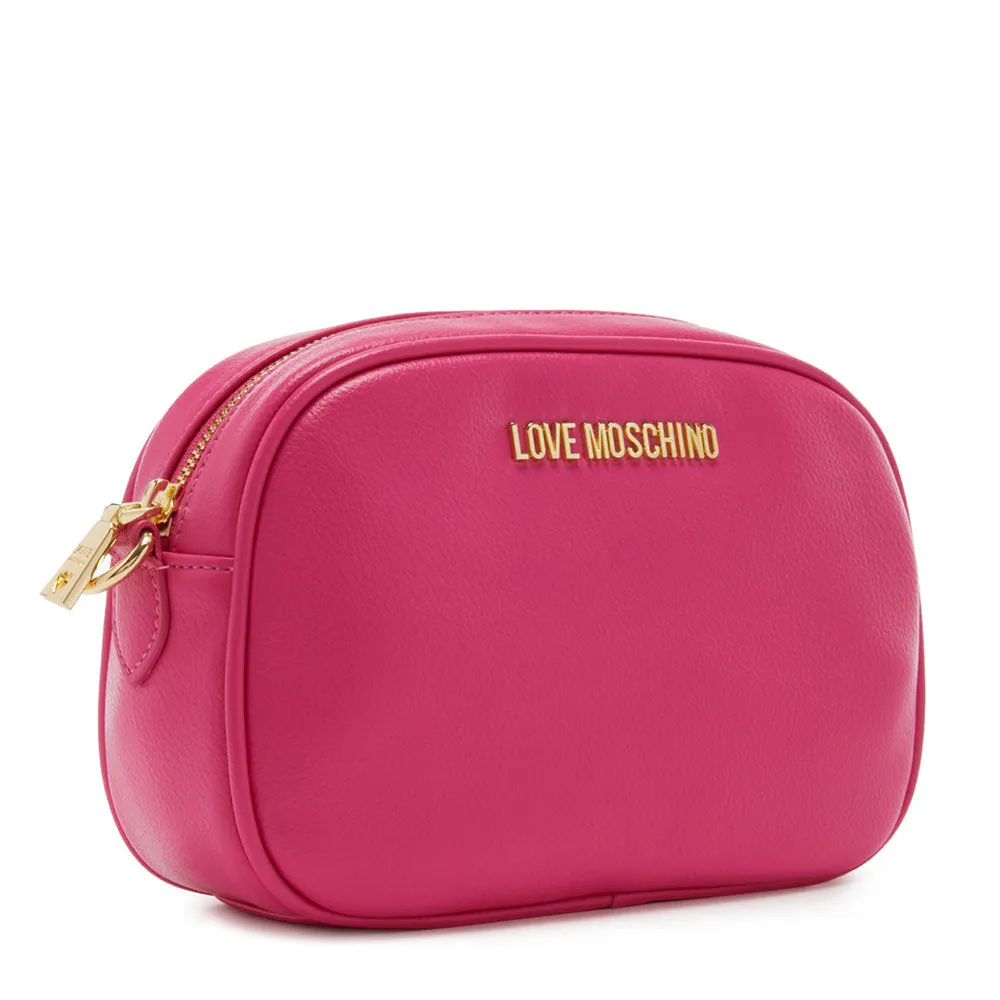 Borsa Donna a Tracolla con Mini Pochette LOVE MOSCHINO Fuxia JC4090