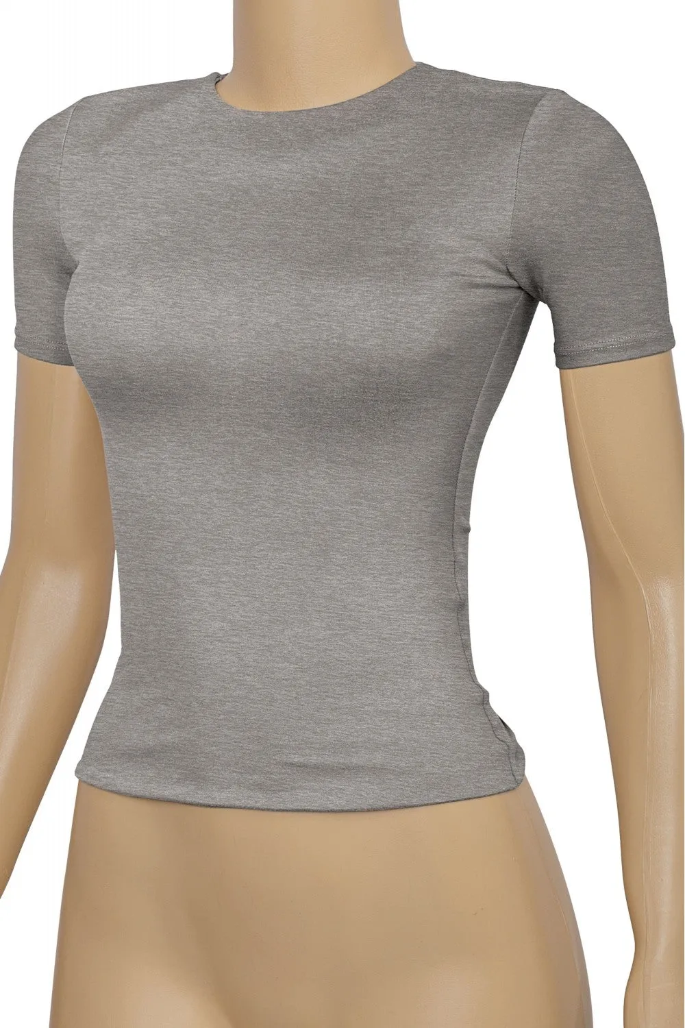 Britney Short Sleeve Round Neck Basic Top