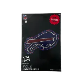 Buffalo Bills Charging Buffalo Wooden Jigsaw Puzzle