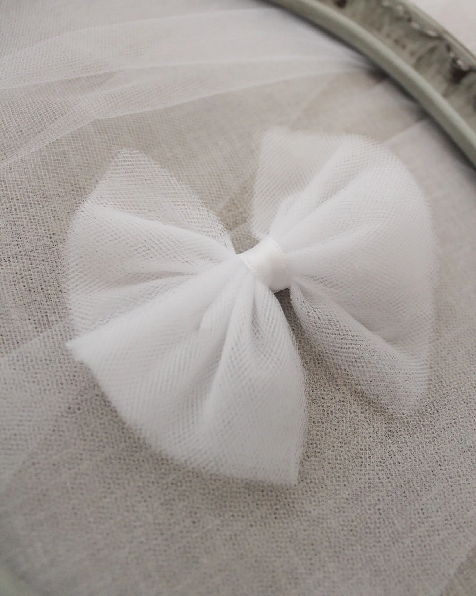 Butterfly Tulle Bow Hair Clip or Shoe Clips