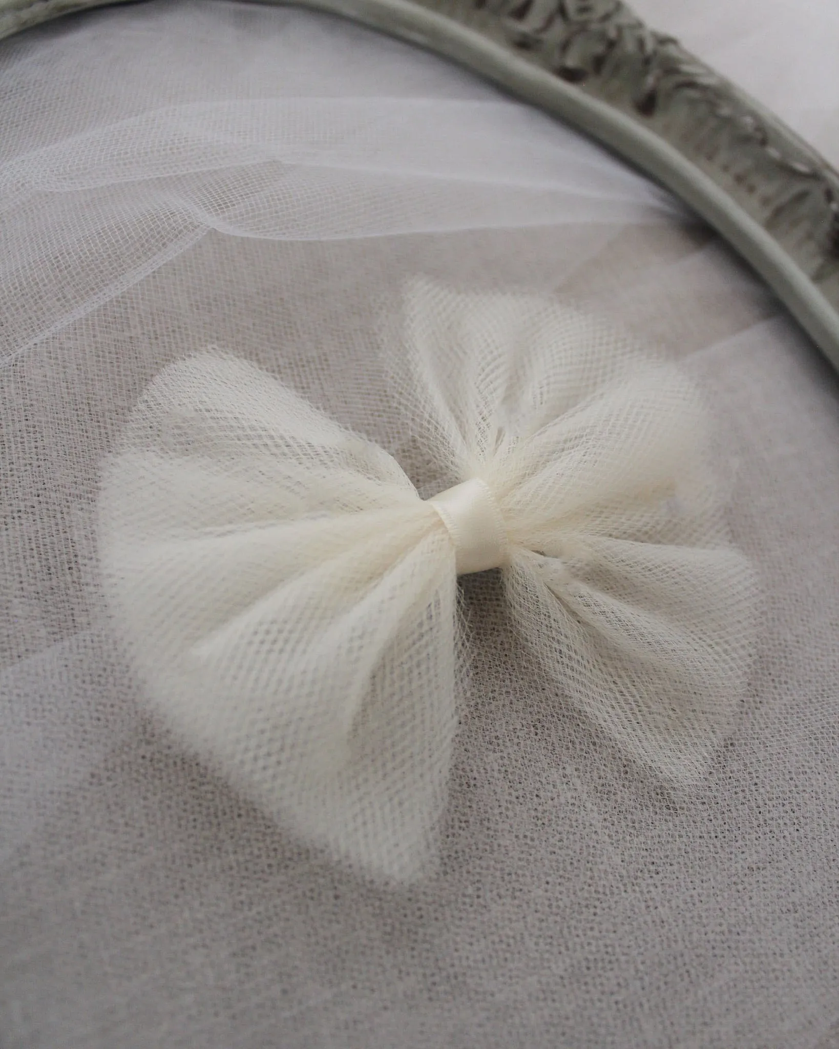 Butterfly Tulle Bow Hair Clip or Shoe Clips