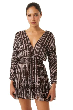 CHIARA MINI DRESS (HOLIDAY ABSTRACTION) - MISA