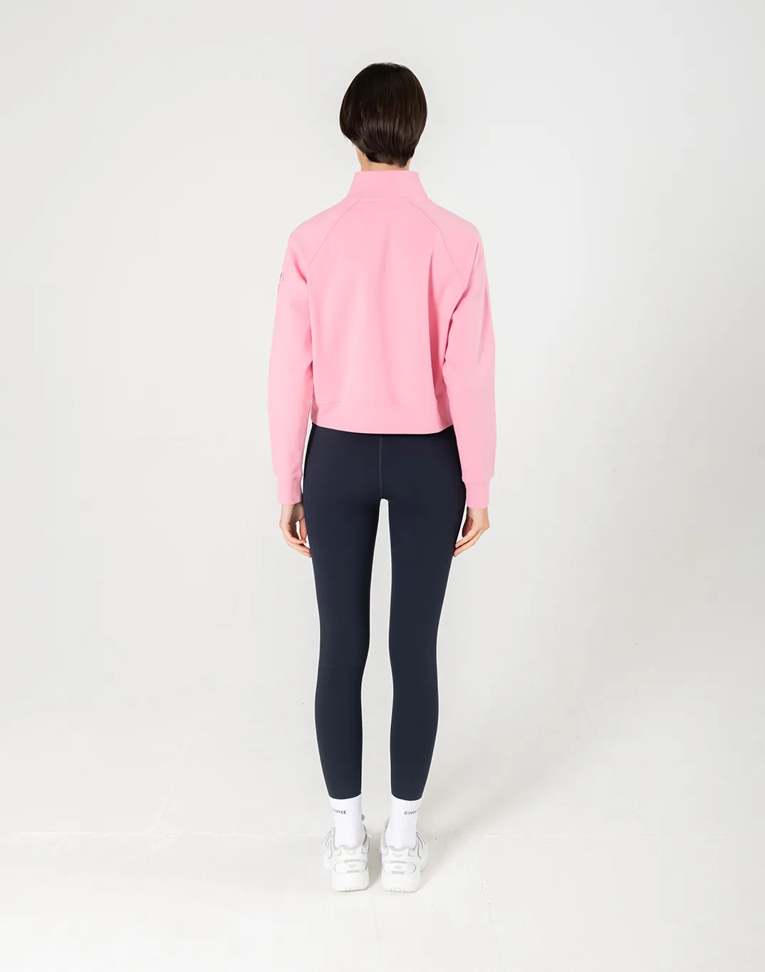 Chill Half Zip in Pink Rose