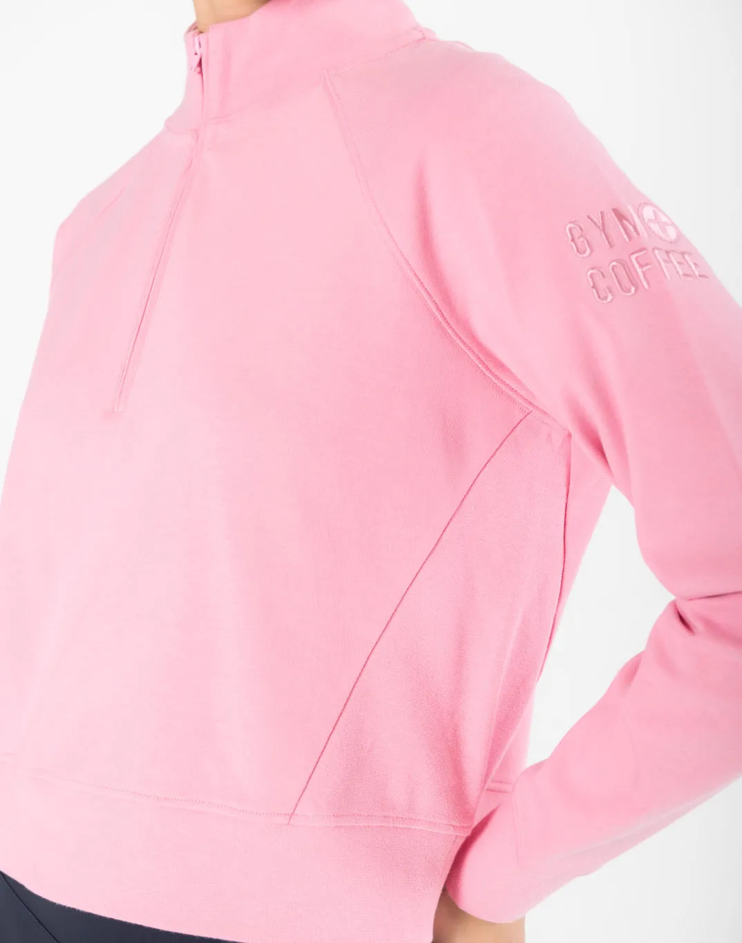 Chill Half Zip in Pink Rose