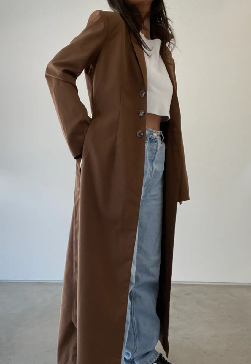 Chocolate Trench Coat