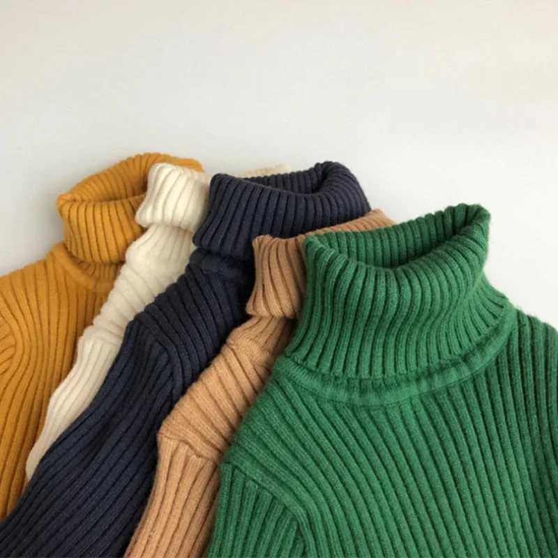 Cozy Turtleneck Kids Sweater