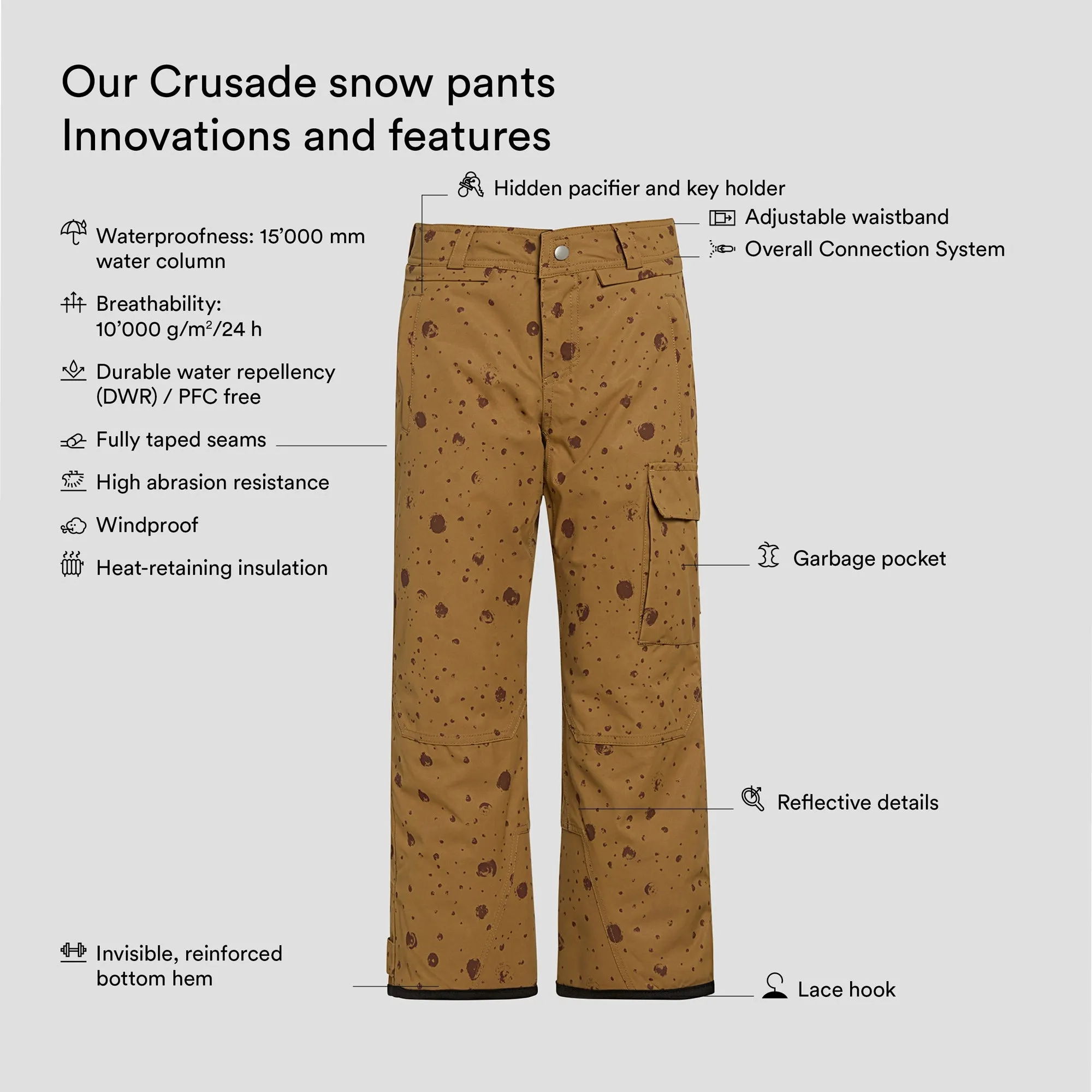 Crusade snow pants "Galaxy"