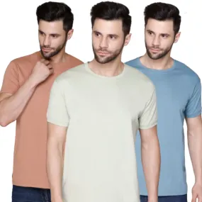 Derby Combo Pack of Men's Round Neck Casual T-shirts