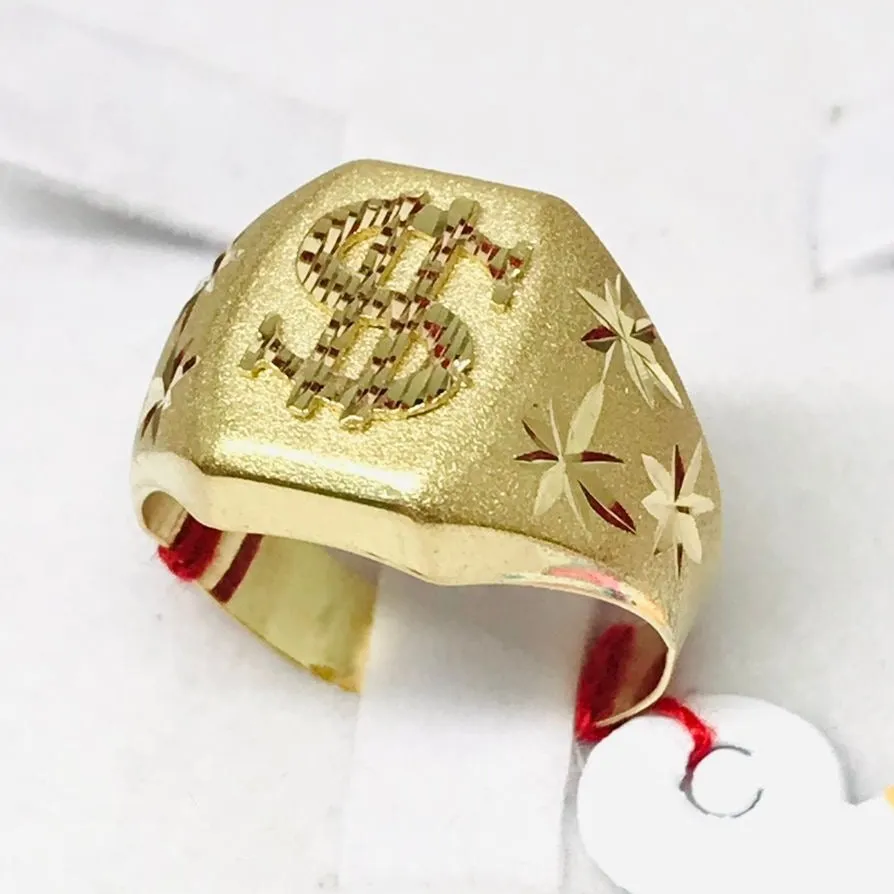 Dollar Men’s Ring 18K Gold