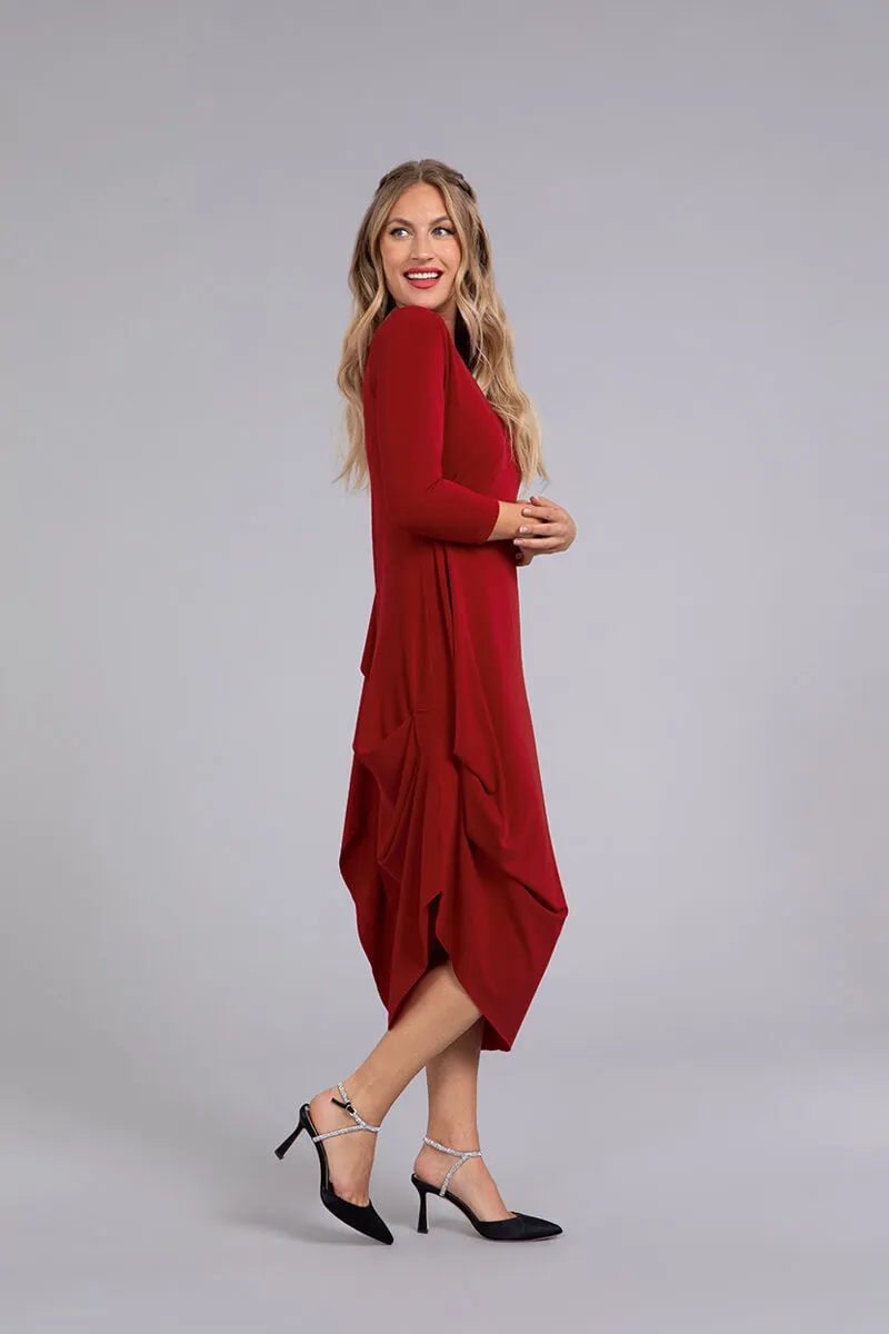 Drama Dress | Red