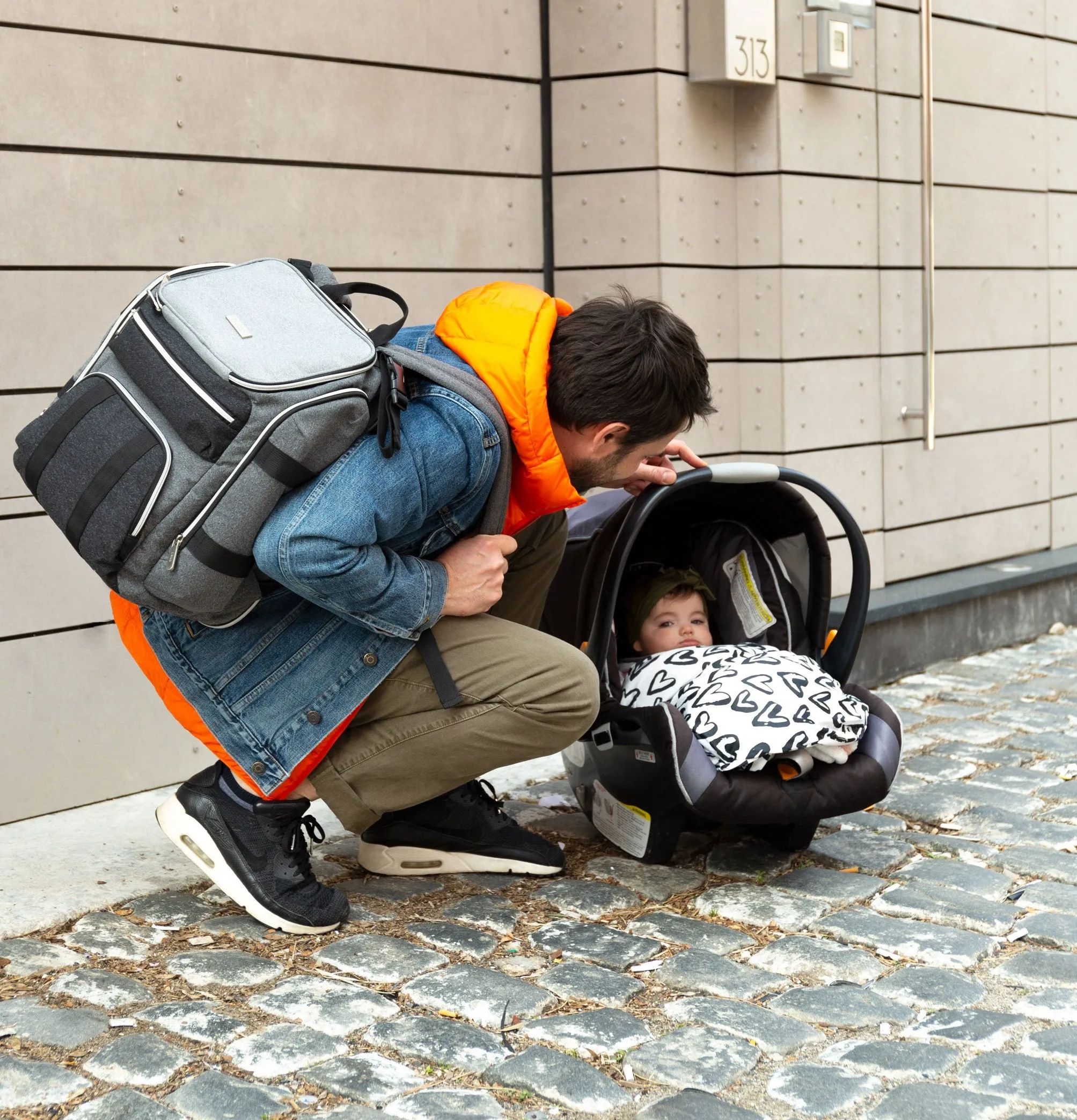 Enzo Ultimate Diaper Bag Backpack with Changing Station