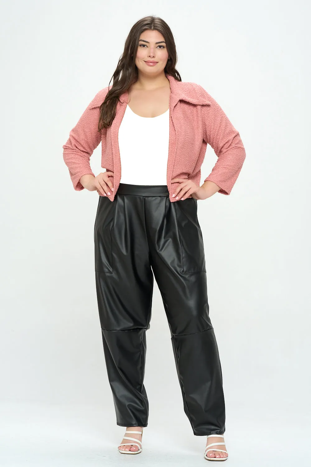 Erica Shearling Crop Jacket