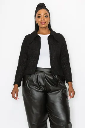 Erica Shearling Crop Jacket