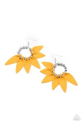 Flower Child Fever Yellow-Earrings